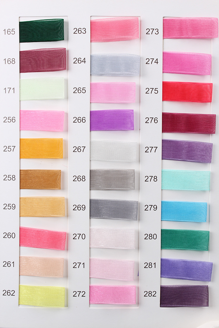 Dingxin Korean Ribbon wholesale, nylon snow yarn ribbons, diy hair accessories, bows, flower gifts, packaging ribbons pic 36