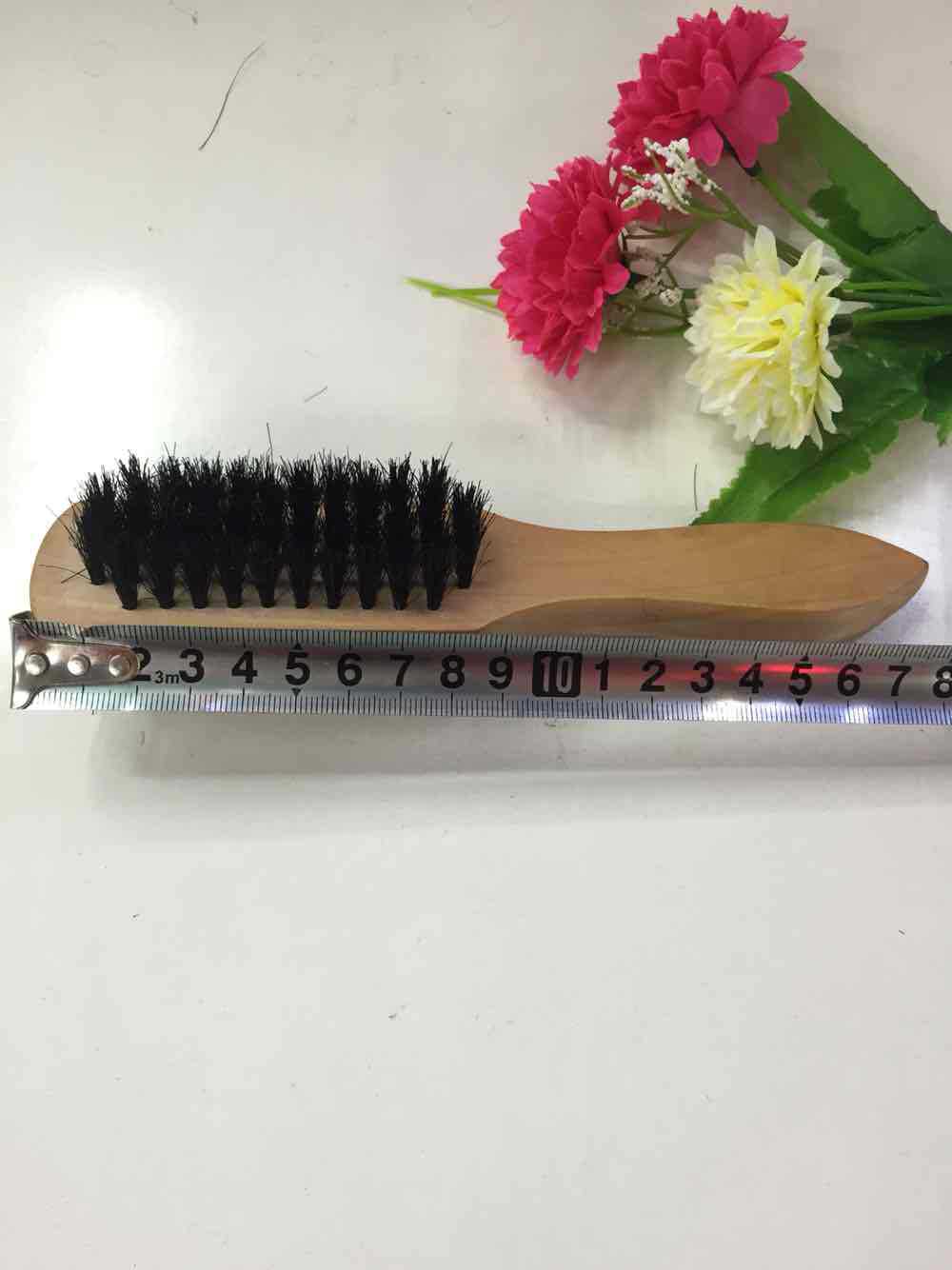High-quality household three-sided shoe brush, natural wooden long-handled shoe brush, shoe care brush, wholesale at Xu Shengyou Department Store pic 38
