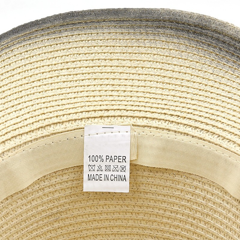 Spring and summer Bohemian-style western cowboy straw hat cross-border trade foldable windproof rope Tibetan top hat pic 16