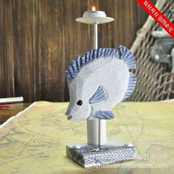烛台 地中海风格 创意烛台 家居饰品 工艺品 海洋系列 MA10813A-F详情50