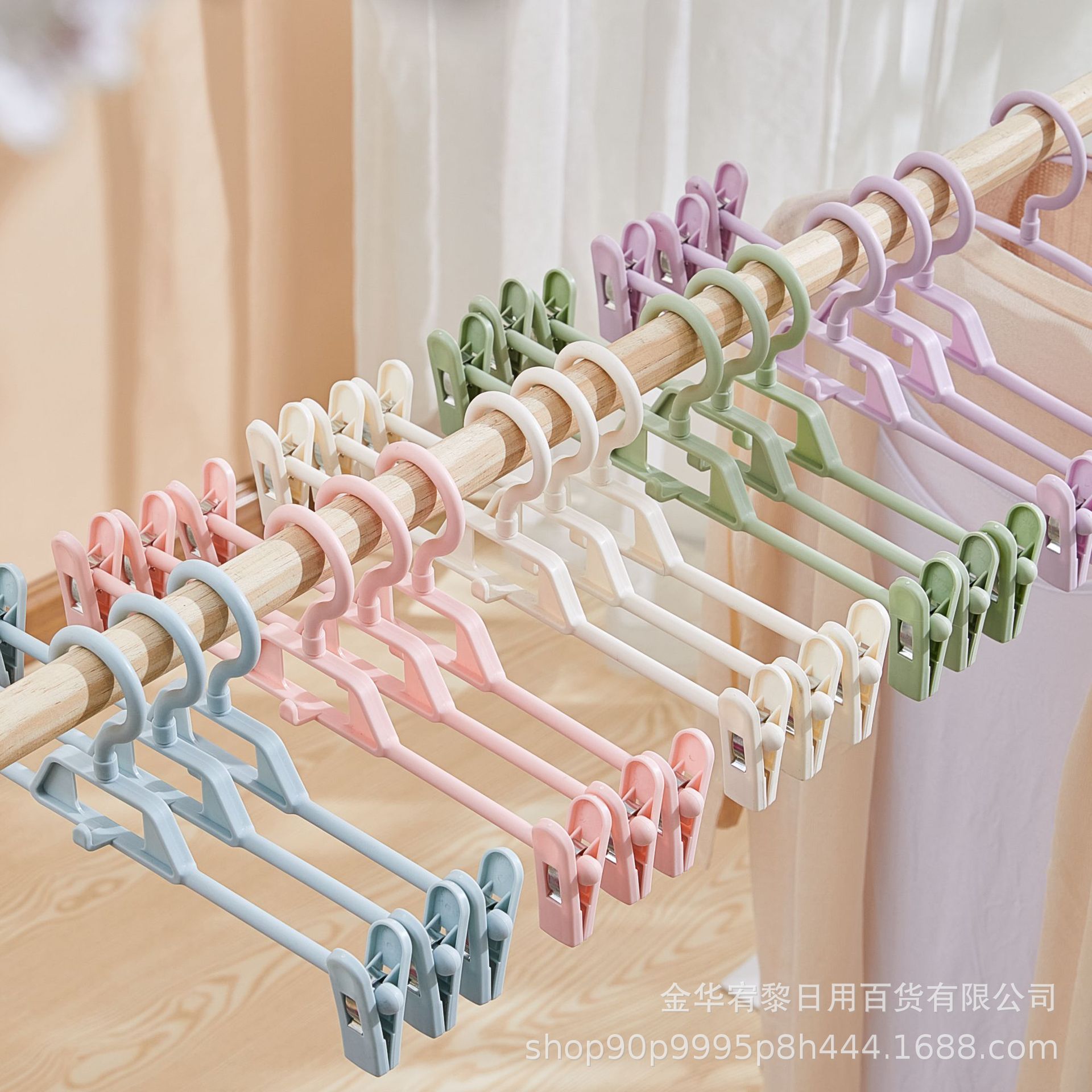 Trouser rack, undergarment rack, home seamless storage, trouser hanger, clothing store plastic trouser hanger, JK skirt clip, anti-burst pleated hanger pic 3