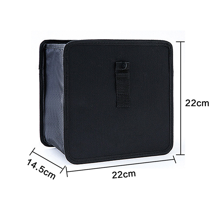 新款车载牛津布垃圾袋 折叠挂式大容量收纳袋 车载座椅背置物挂袋详情17