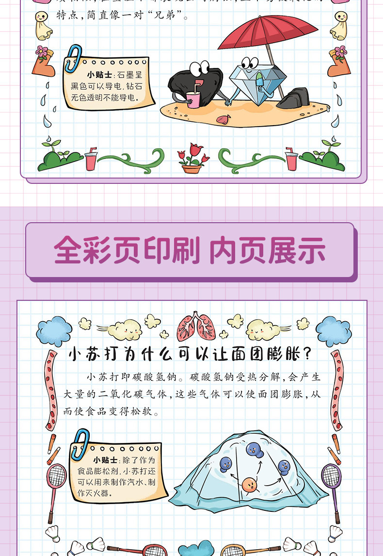 【4-12岁】精装漫画趣味物理化学启蒙书儿童百科全书十万个为什么详情6