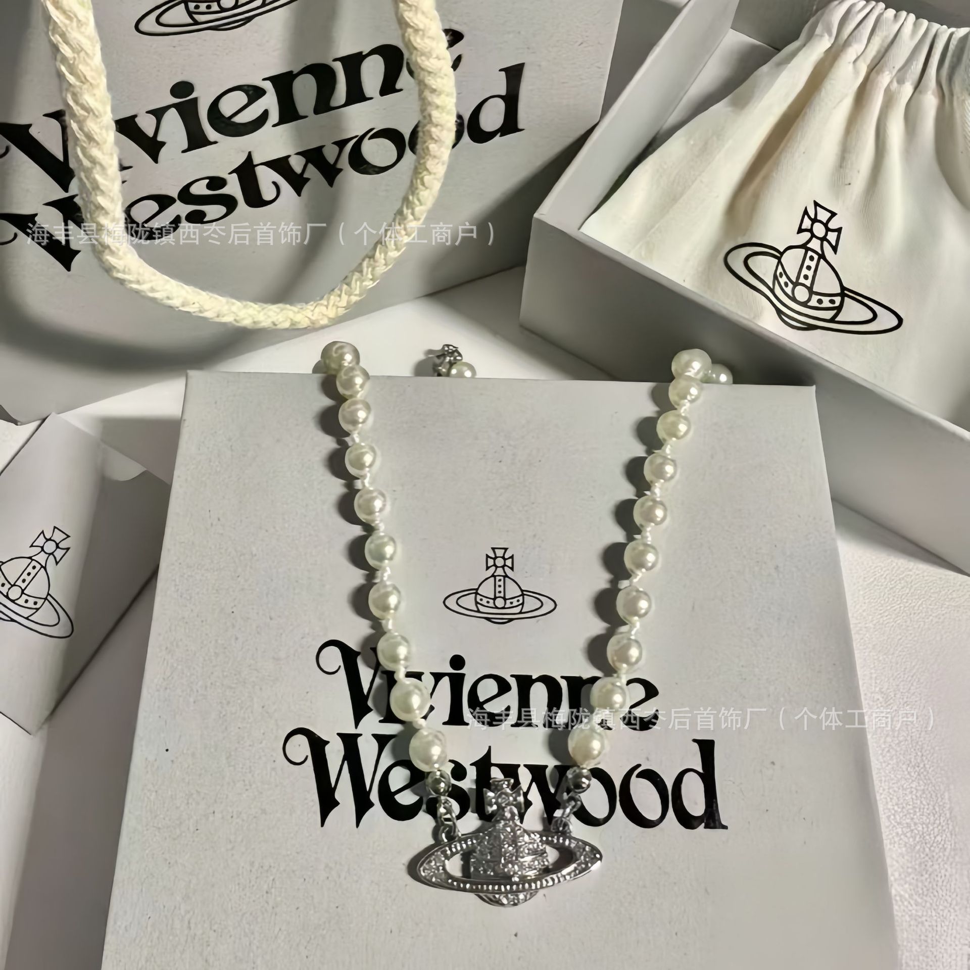 高版本西太后土星珍珠项链经典款女薇薇安欧美百搭锁骨链抖音爆款详情6