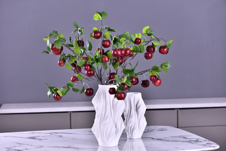 Wholesale of artificial apple branches, multi-leaf home decoration fruit branches, new Chinese-style New Year decoration berries from the manufacturer pic 37