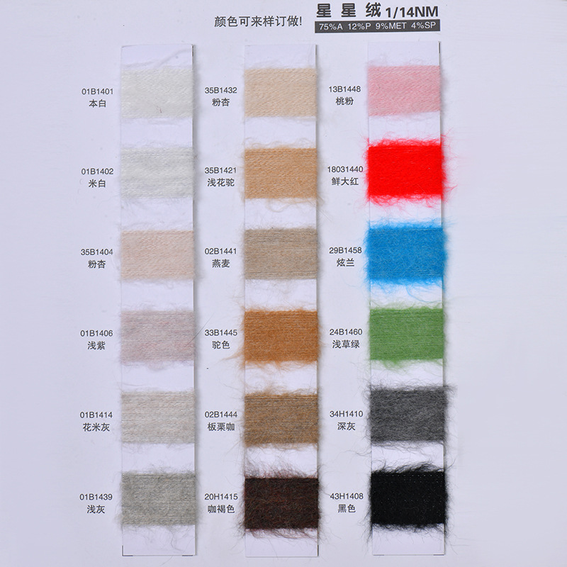 Wholesale of wool, cashmere, woolen yarn, hand-knitted woolen yarn, winter scarves, hats, knitted yarn, sweater yarn pic 7