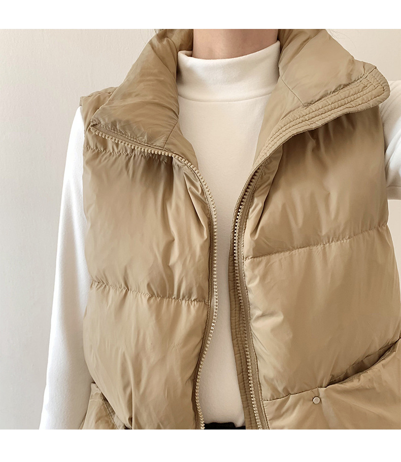 A German velvet semi-high-neck white base layer for women, paired with a stylish, thickened, brushed, and form-fitting mid-neck base layer for autumn and winter pic 40