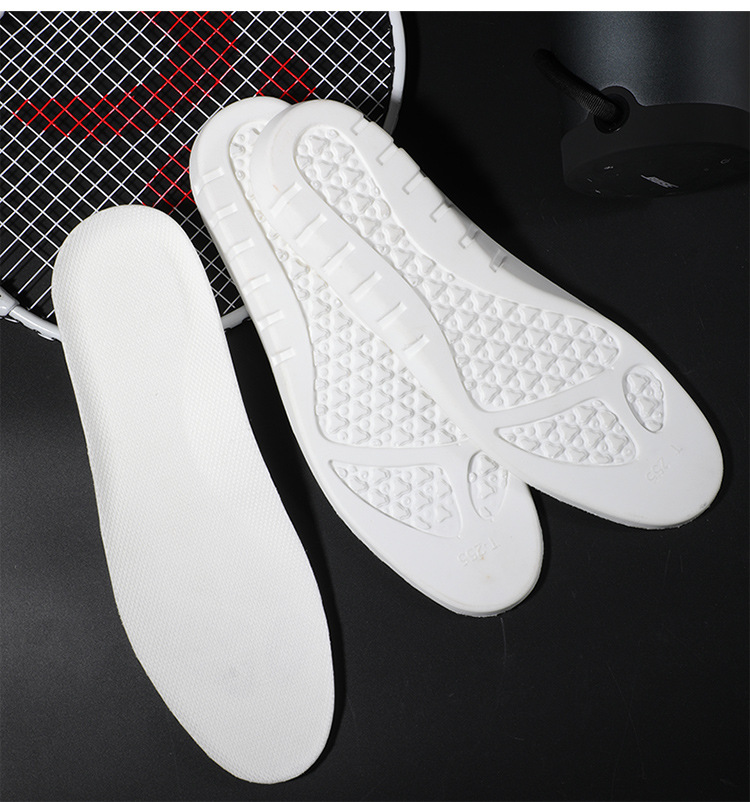 PU soft and elastic massage shock-absorbing sports insoles, anti-slip, wear-resistant, sweat-absorbing, breathable, soft and comfortable sports insoles wholesale pic 13