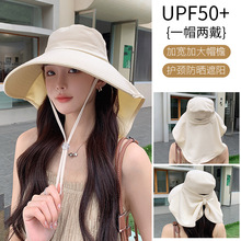 草编帽子女夏季防晒法式平顶草帽海边度假大帽檐遮阳帽高级感礼帽详情4