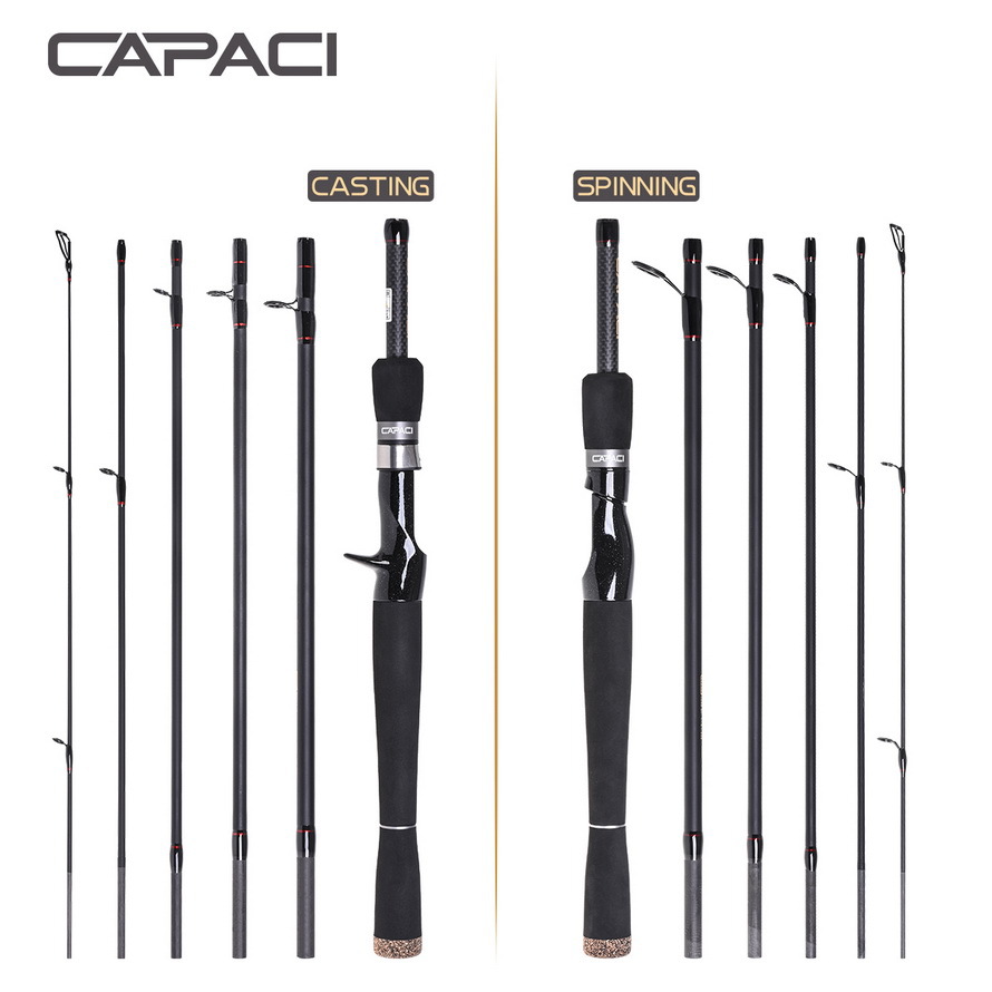 28040 CAPACI [Multi-Section Super Short-circuit Sub-Rod] 2.1/2.4m M Straight handle Sea Bass Fishing Rod 67 pic 11