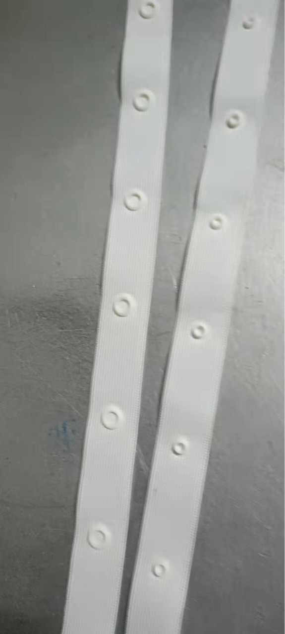 按扣带舞蹈服啪啪钮布带织带子母扣黑色圆形隐形暗扣带批发详情5