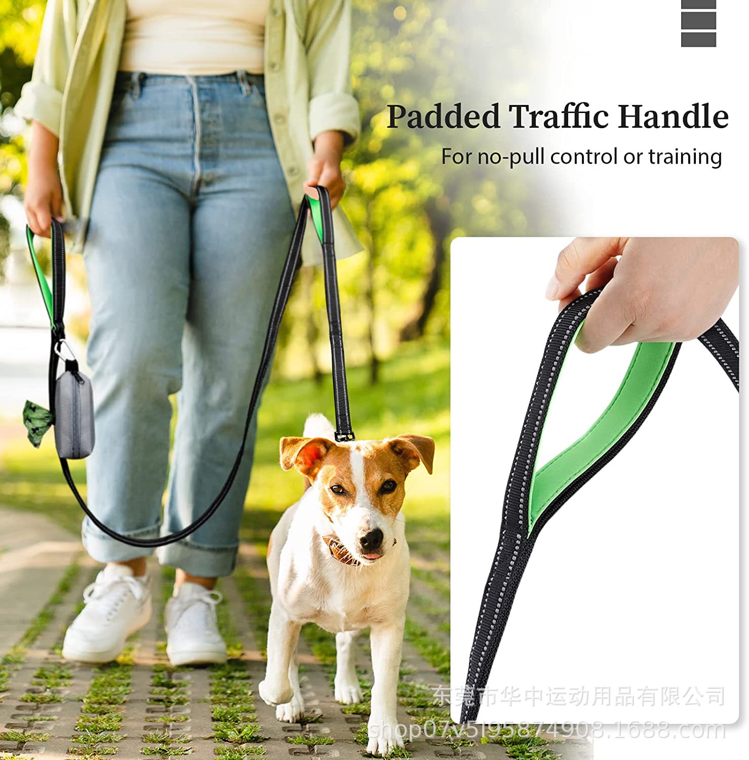 宠物狗狗牵引绳狗链子双牵引绳遛狗绳用品神器双层双牵引绳详情8