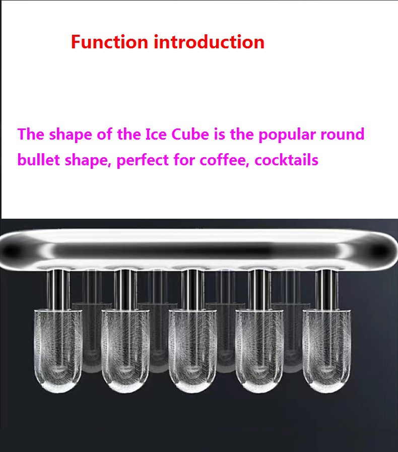 Cross-border e-commerce export milk tea shop ice cube machine ice maker machine automatic household ice maker pic 8