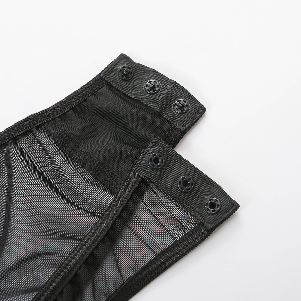 亚马逊外贸女装欧美性感情趣内衣蕾丝连体衣 透视装详情12