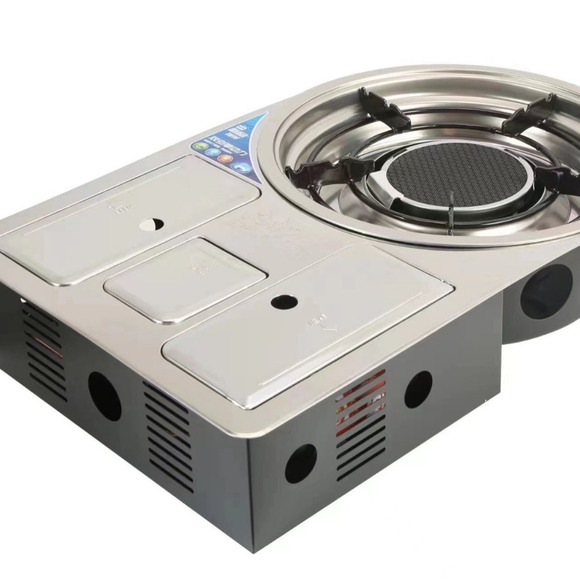 The new Yanhui dual-purpose cassette stove, single-bottle portable fire boiler, barbecue grill and infrared energy-concentrating cassette stove pic 7