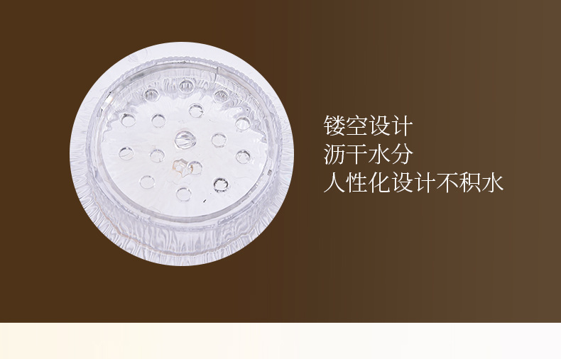 新款轻奢时尚水果盘沥水家用简约时尚客厅高颜值透明高脚塑料果盘详情6