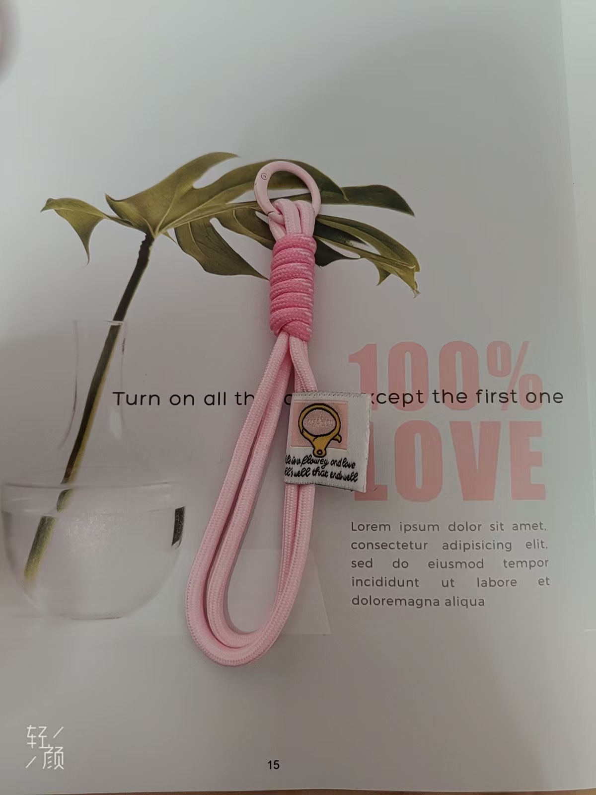 跨境网红厂家直销涤纶手机挂绳 水杯挂饰饰品挂绳 多尺寸背包挂绳详情3