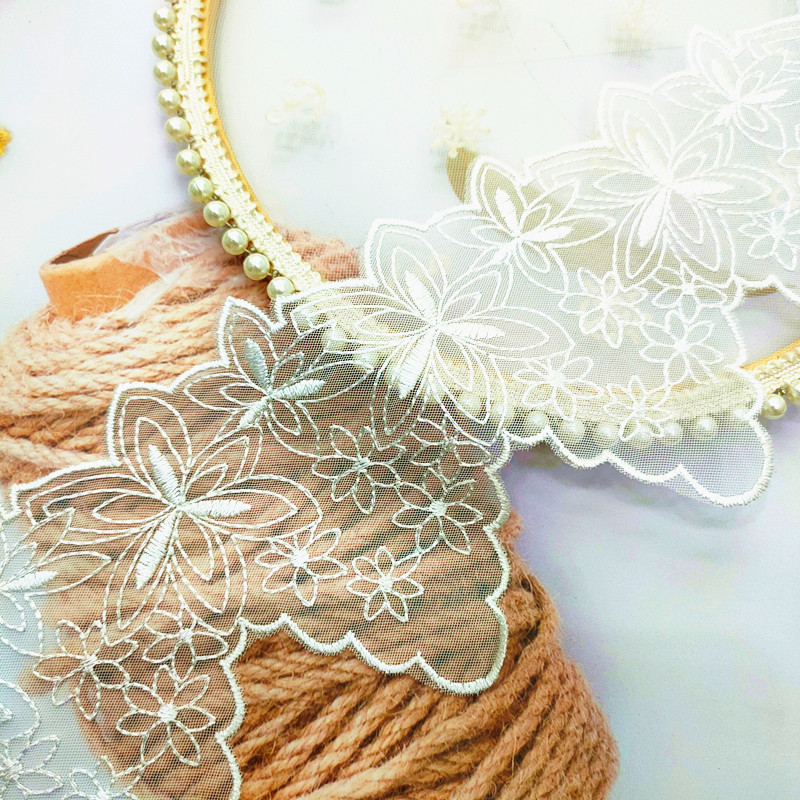 Factory direct sales of adult underwear, lace trim, polyester mesh, water-soluble barcode, exquisite best-selling clothing accessories pic 11