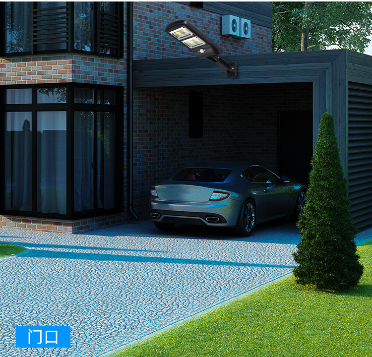 New integrated solar street lamps, outdoor household smart sensor garden lamps, gift exhibition and sale, solar lamps pic 12