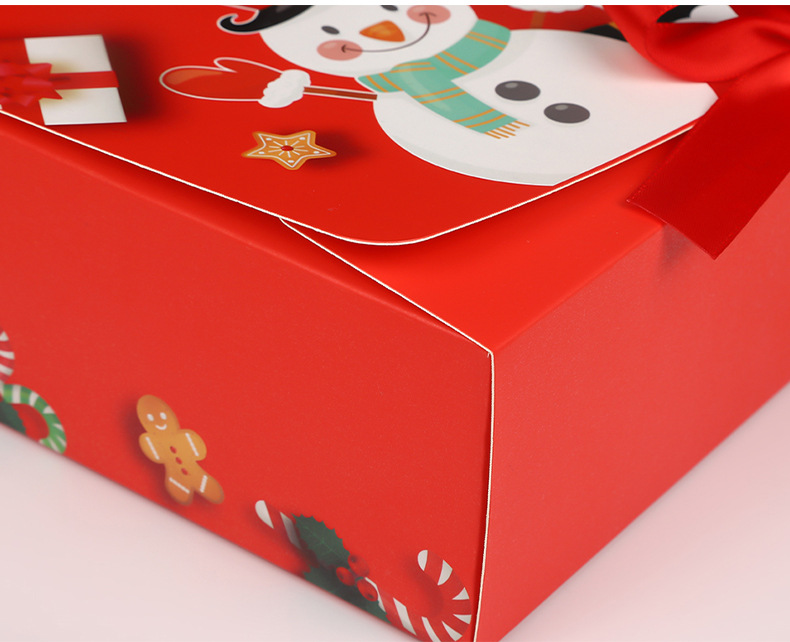 跨境蝴蝶结圣诞礼品盒平安夜糖果礼物苹果盒圣诞送礼礼品包装空盒详情14