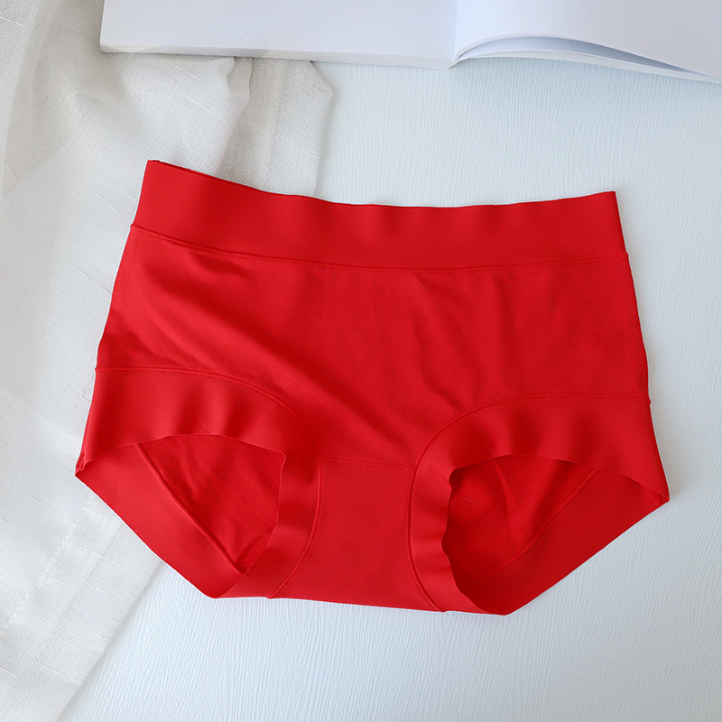 0 sensación no sensible no traza cintura media alta bragas simples 60pcs calzoncillos para mujeres suaves color de choque pic 31