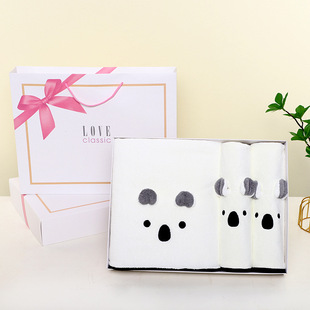 珊瑚绒伴手礼毛巾批发方块吸水毛巾洗脸巾伴手礼婚庆礼卡片毛巾详情9