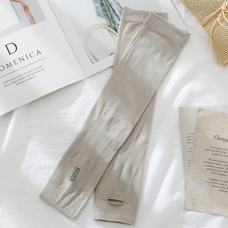 Wholesale and consignment of upgraded summer ice silk sleeve sun protection arm covers for both men and women, extended arm covers for driving and cycling pic 27