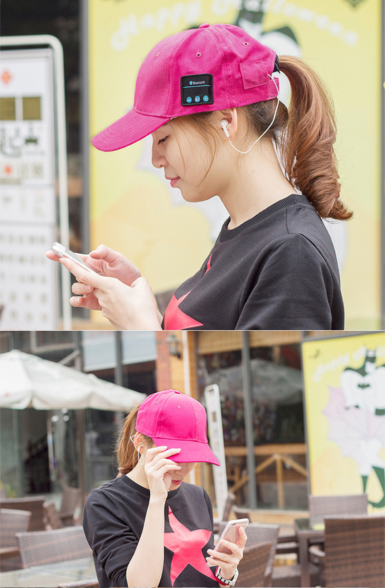 Wholesale personalized baseball caps, headphone caps, audio caps, unisex Bluetooth music headphones and baseball caps from the manufacturer pic 4