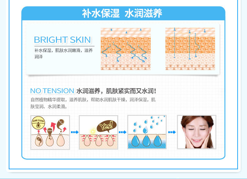 Boquanya New Ice Spring Hydrating Crystal Moisturizing Cream Moisturizing Face Cream pic 10