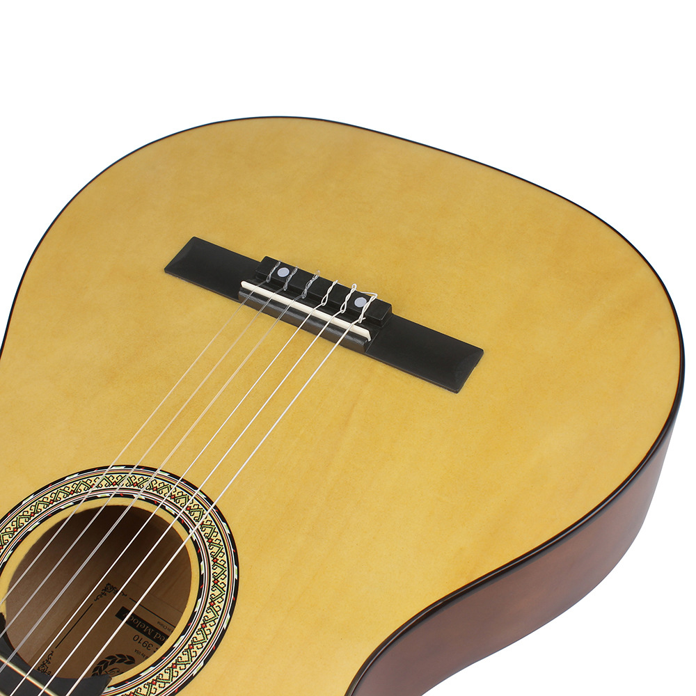 38寸古典吉他成人初学木吉他圆角吉他椴木包边外贸批发guitar乐器详情26