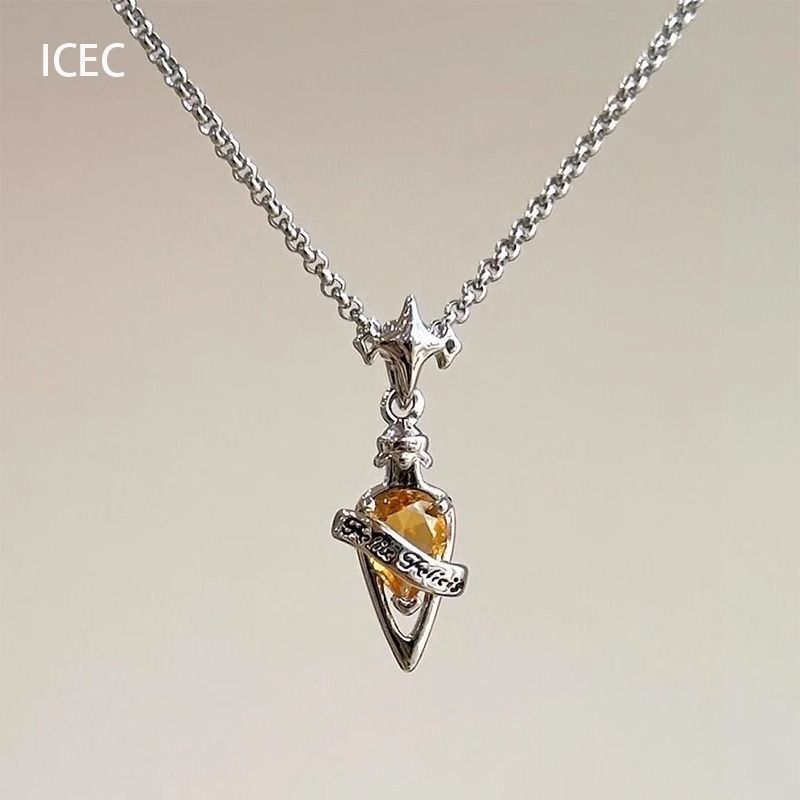 【 Harry Potter 】 Fuling Agent necklace, a niche, high-end and fashionable accessory with the same design, versatile collarbone chain pic 2