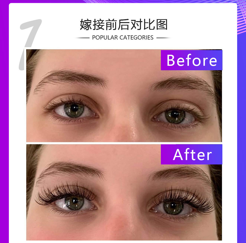 The eyelash mascara uses a purple LED eyelash lamp to quickly cure the UV eyelash glue in 1-3 seconds. The aperture is adjustable for both European and American standards pic 34