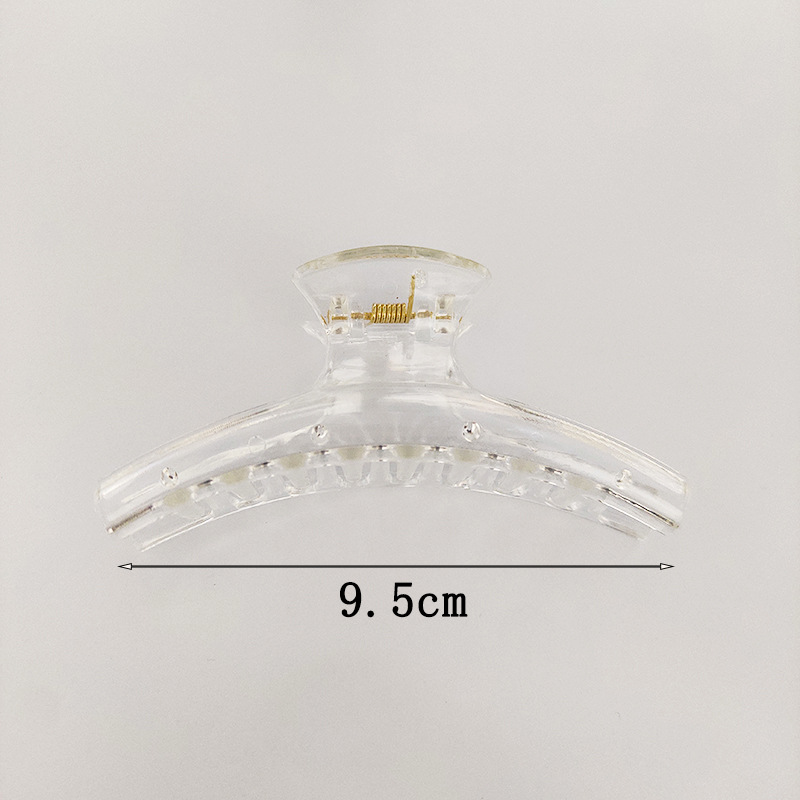 热门发夹各样式透明抓夹大号流行发卡创意 DIY百搭发饰鲨鱼夹批发详情25