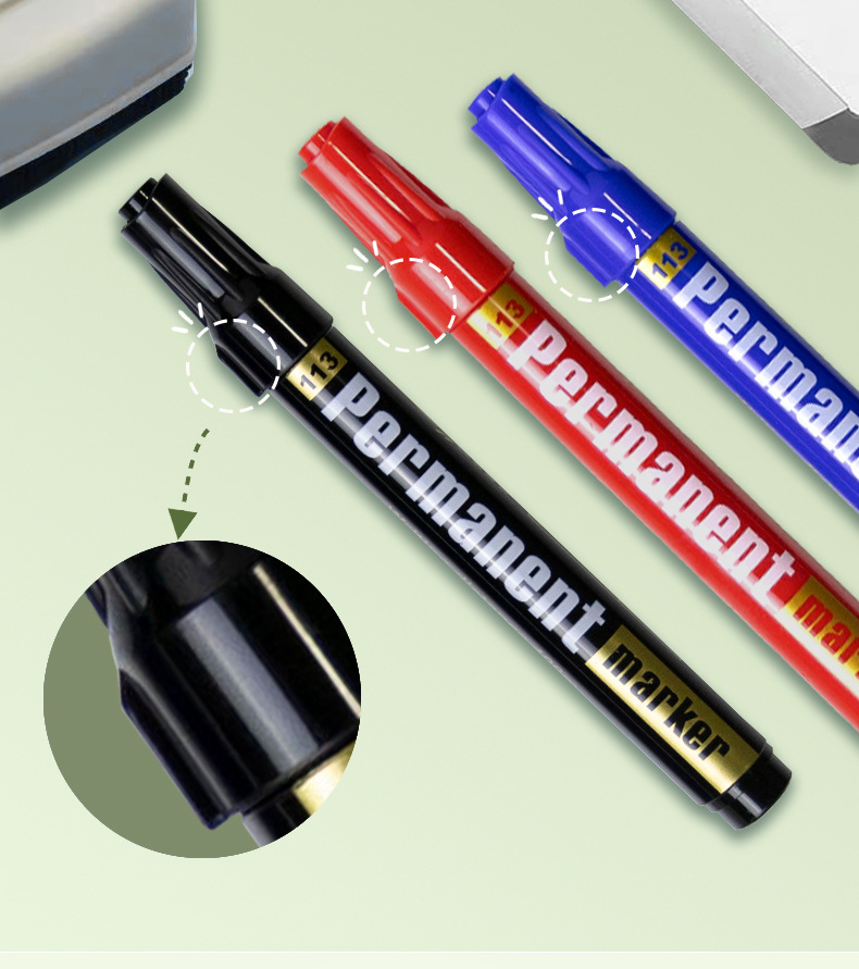 The oil-based marker pen G113 has a smooth and round tip for writing. For export orders, you can order Xia Xing Gxin pic 8