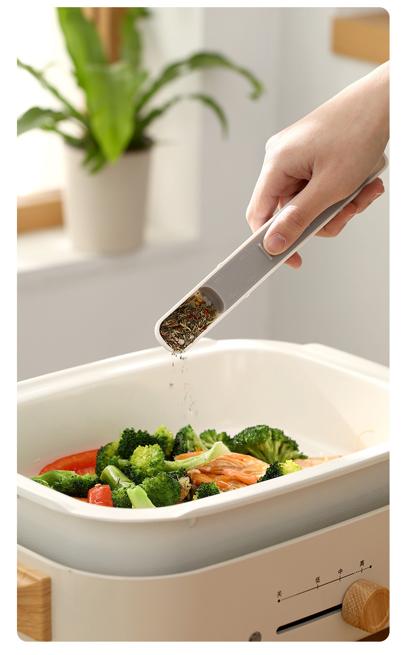 FaSoLa dual-head multi-speed adjustable measuring spoon, scale spoon, kitchen baking measuring spoon, salt control spoon, quantitative spoon, coffee spoon pic 17