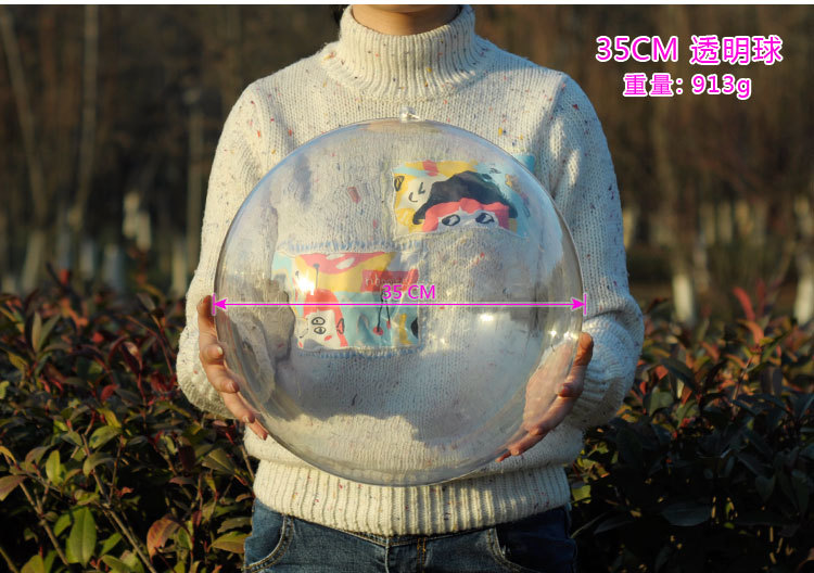 Wedding products: Large-sized festival decoration transparent plastic balls, acrylic hollow Christmas balls, transparent plastic round balls, decorative hanging balls pic 16