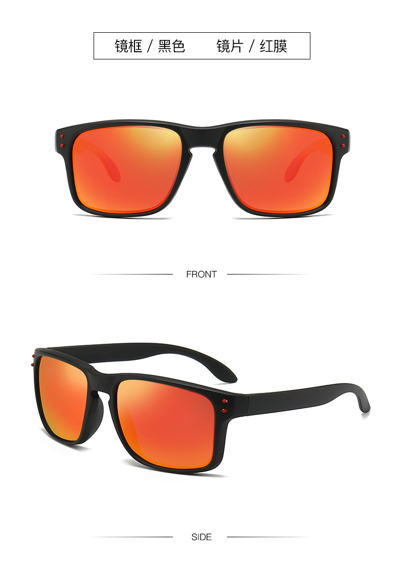 Classic best-selling polarized sunglasses, sports sunglasses for export, suitable for outdoor fishing, cycling and driving, unisex square frames pic 13