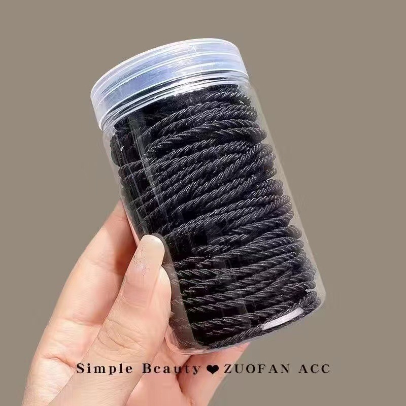 橡皮筋女扎头发圈高弹力耐用不勒头发绳2022新款夏季简约气质头绳详情6