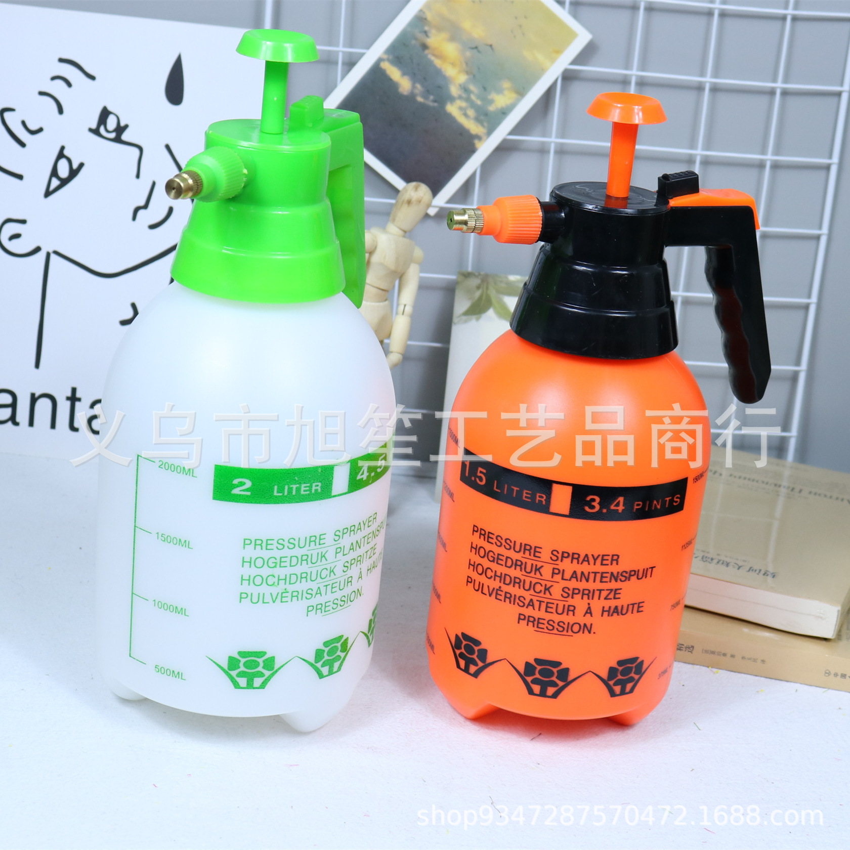 压力喷壶加厚高压园艺喷壶喷雾消毒气压式喷水壶洗车家用浇花详情4