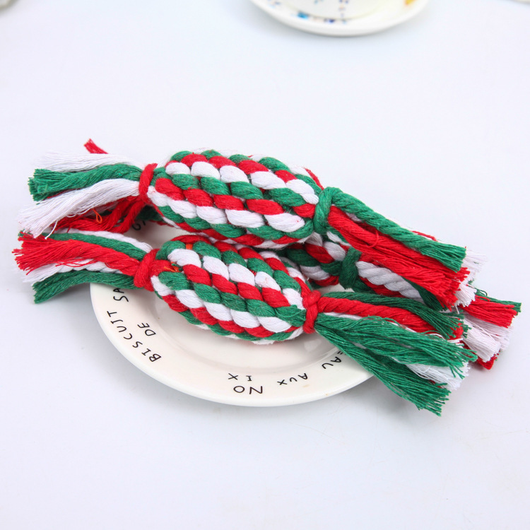 Wholesale dog supplies from the manufacturer, including knot-woven dog toys, cotton ropes, candies, pet supplies, and durable dog toys pic 5
