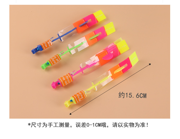 Flashing slingshot, flying arrow, glowing bamboo dragonfly toys, flying fairy, slingshot whistle, flying arrow, street stall, night market wholesale pic 3