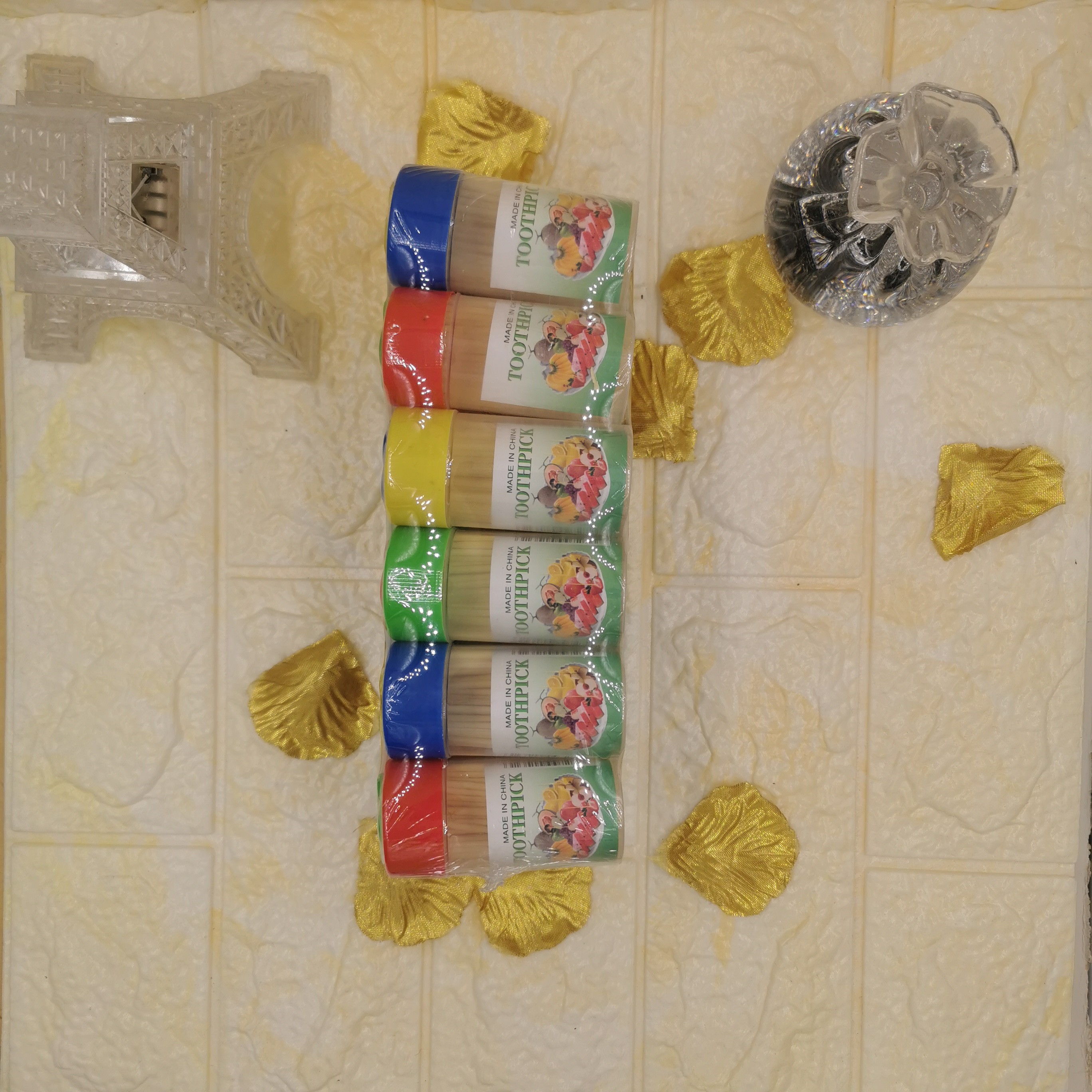 Xinwang Toothpick manufacturer offers direct sales of 1000 toothpicks in bags, bottles and paper packages. Customized matching dental floss, toothpick buckets and toothpick bottles pic 19