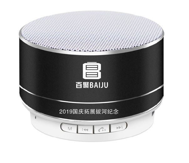 Metal A10 Bluetooth speaker, wireless bass small steel cannon, mobile phone mini speaker, card insert gift, LOGO manufacturer pic 4