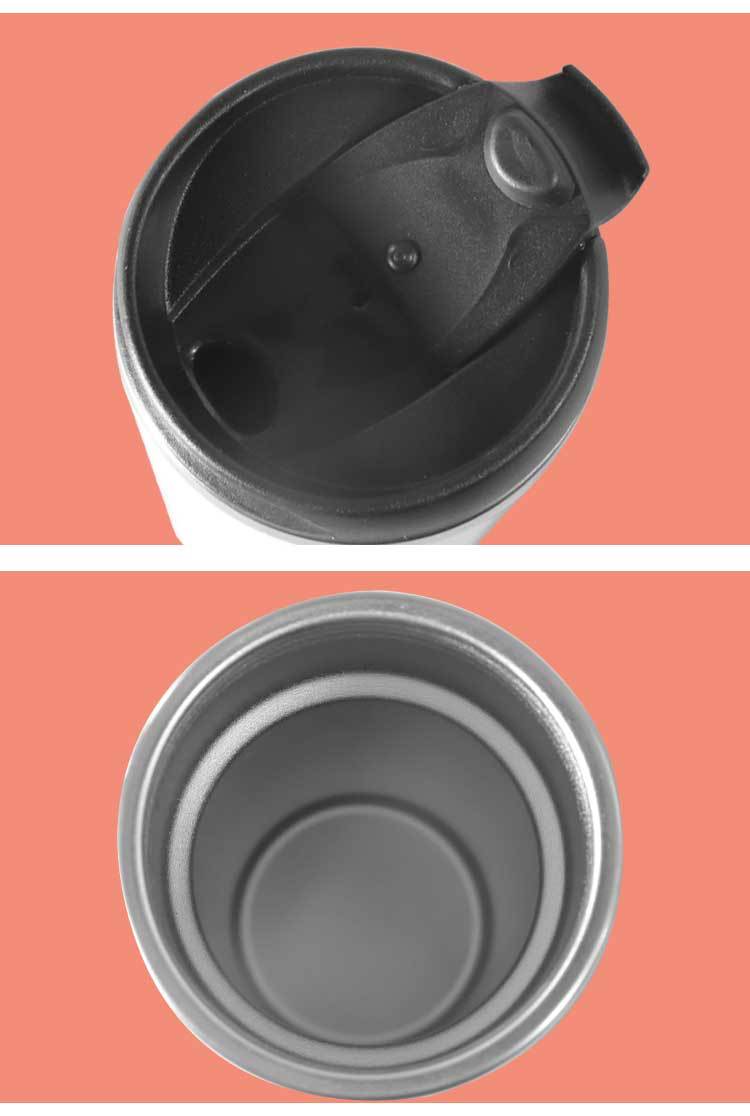 Heat transfer printing: 450ml anti-slip insulated cup, 304 stainless steel insulated cold water cup, advertising gift cup, logo printing pic 10