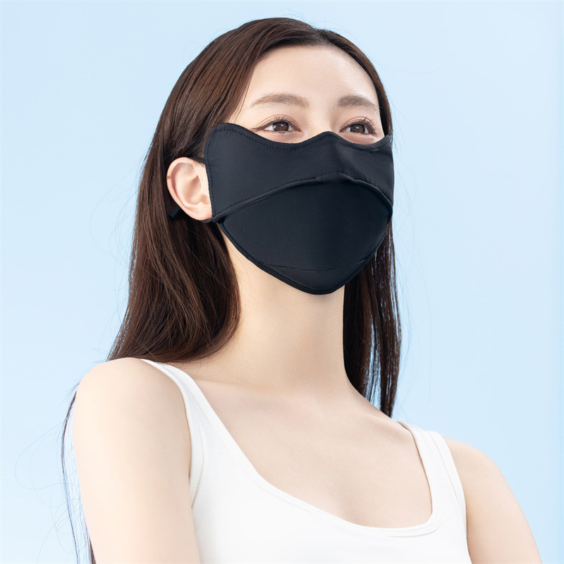 夏季冰丝防晒口罩女防紫外线护眼角立体防尘透气薄款户外面罩批发详情18