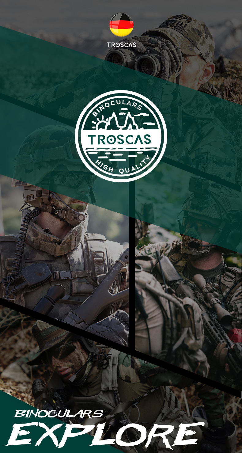 2022 New product: German TROSCAS Golden Eagle 12X50ED single-lens high-definition high-magnification telescope for mobile phone photography and bee hunting pic 2