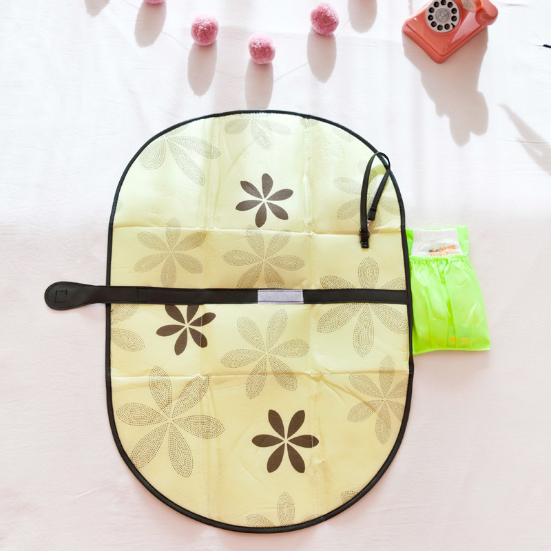 Baby diaper pad, portable pad for both boys and girls, foldable waterproof urine separator pad for protection pic 18