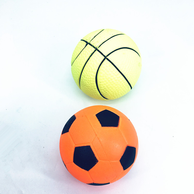 Factory direct sales of 6.3 cm elastic rubber solid balls for pet toys. The elastic balls are strong and chewy. Wholesale special offer pic 2