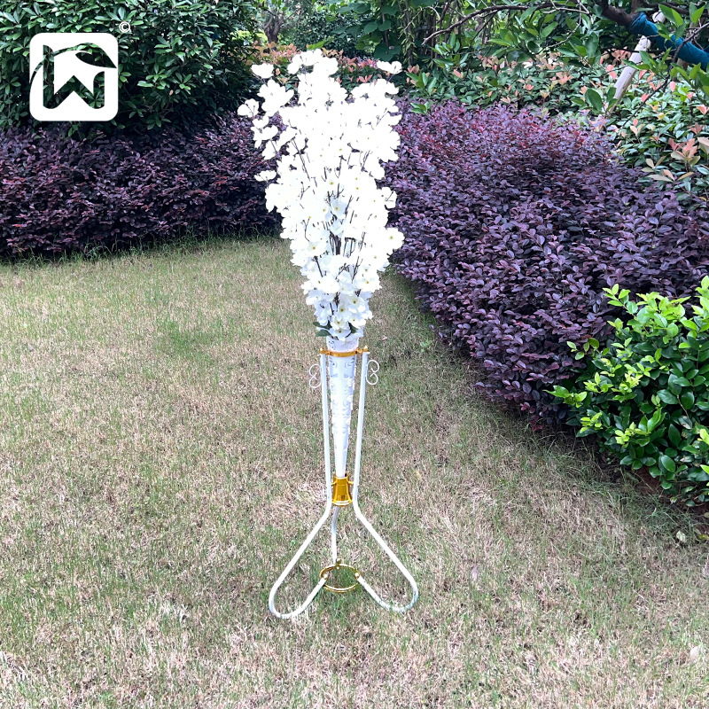 Direct sales manufacturer cross-border wedding and wedding scene wedding baskets, iron baskets, flower baskets, wedding flower stands, welcome baskets, aisle flower baskets pic 12