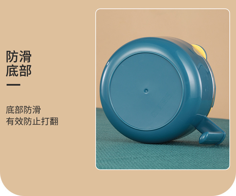 日系304不锈钢带把手大容量易清洗饭盒 可滤水学生宿舍带盖泡面碗详情13